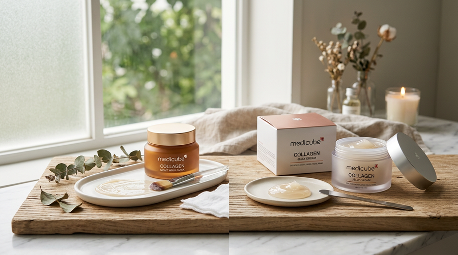 Medicube Collagen Mask Comparison and Best Korean Night Masks